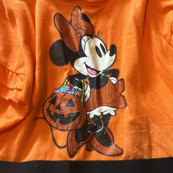 Disney Minnie Mouse Halloween hooded ears short sleeve tulle dress - Picture 3 of 6